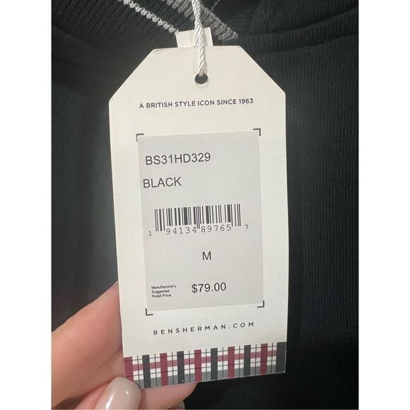 Ben Sherman NWT Mod Fleece Logo Hoodie sz M - Picture 5 of 7